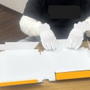 お菓子の箱折り